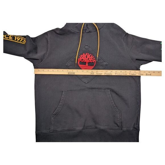 Men's Timberland Tree Core Logo Colorful Pullover Hoodie Size Large - Picture 10 of 12